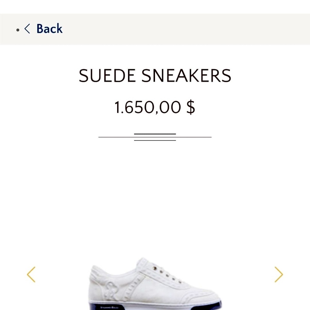 Stefano Ricci men’s sneakers Made in Italy